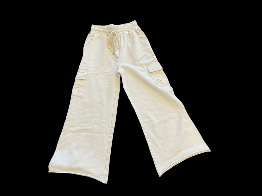 French Terry Wide Leg Pants