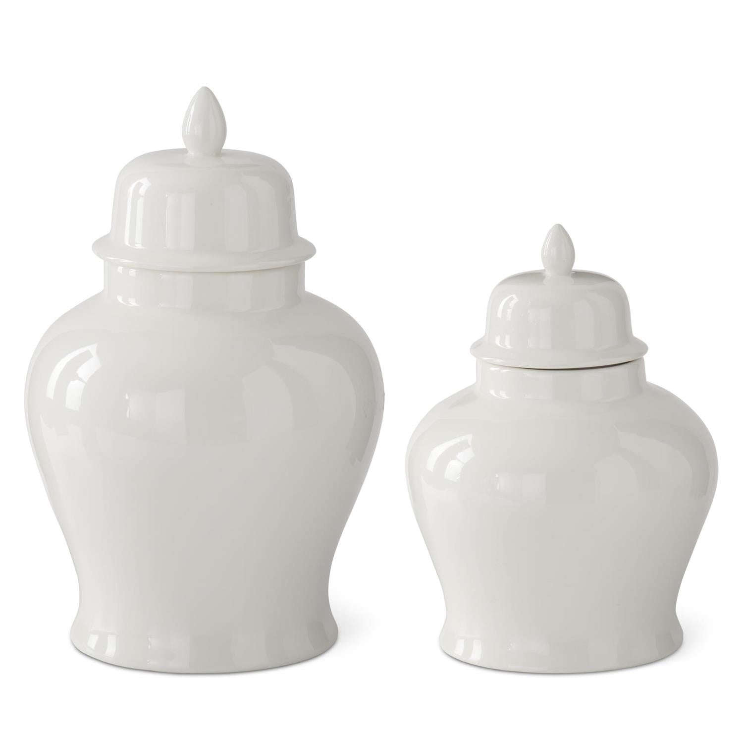 White Ginger Jars