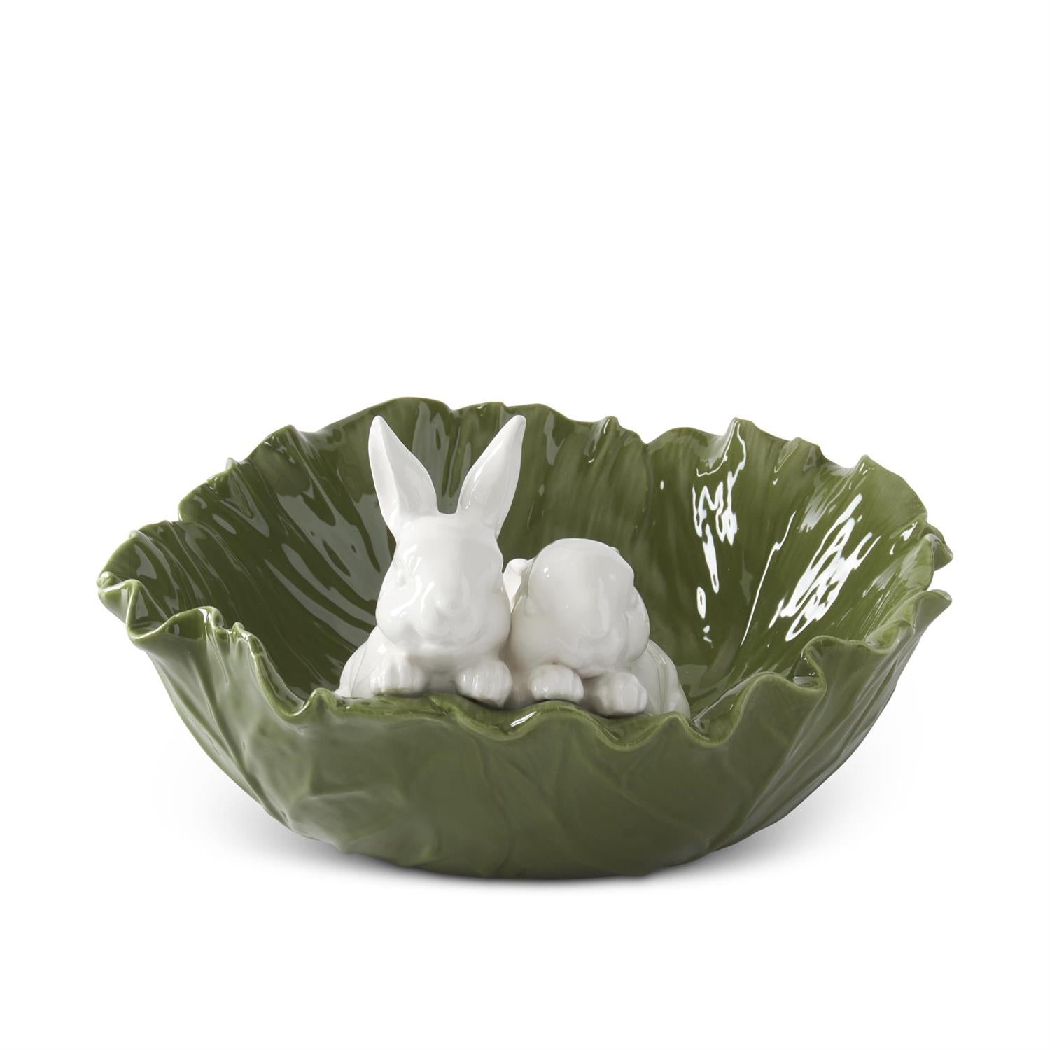 Cabbage Bowls with Rabbits