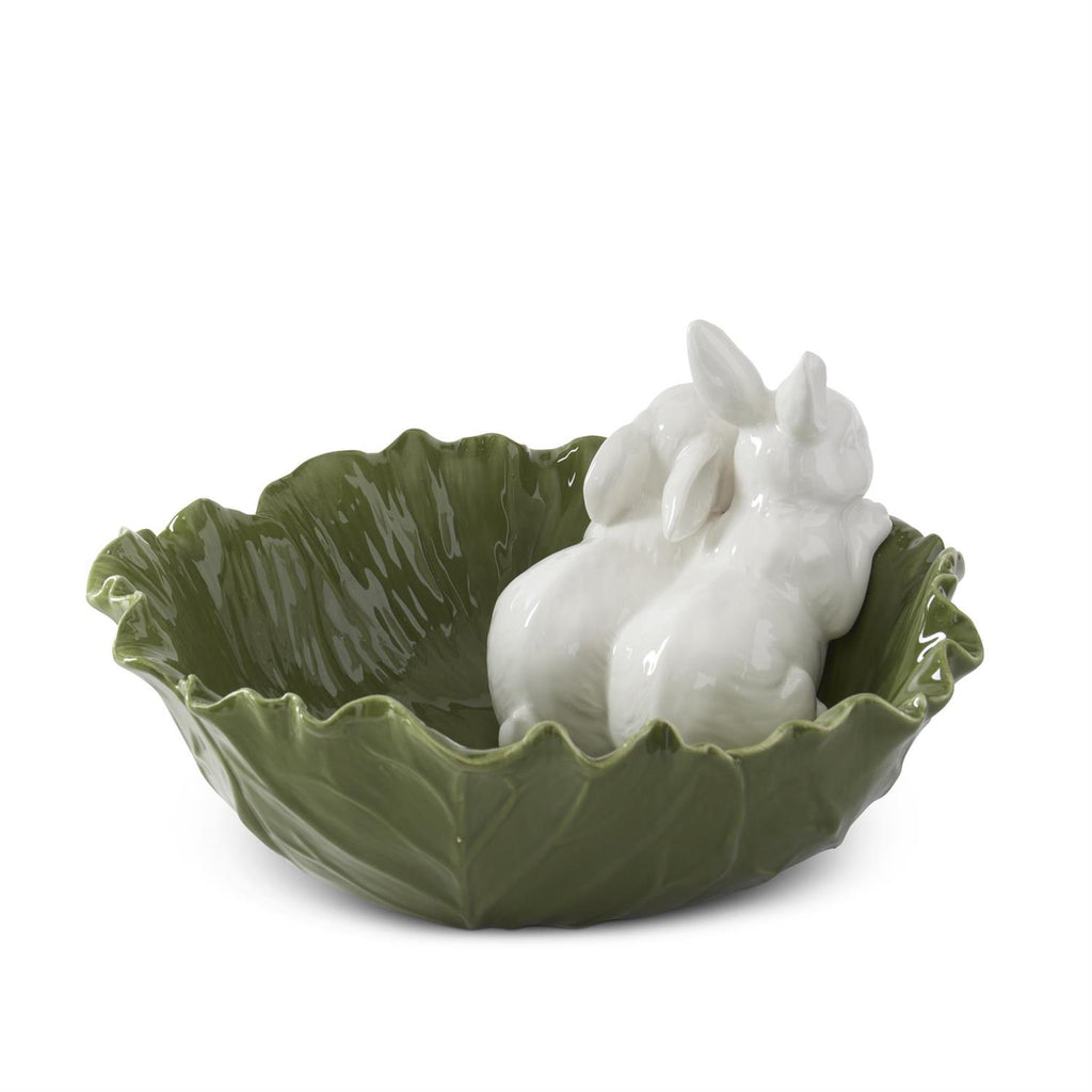 Cabbage Bowls with Rabbits