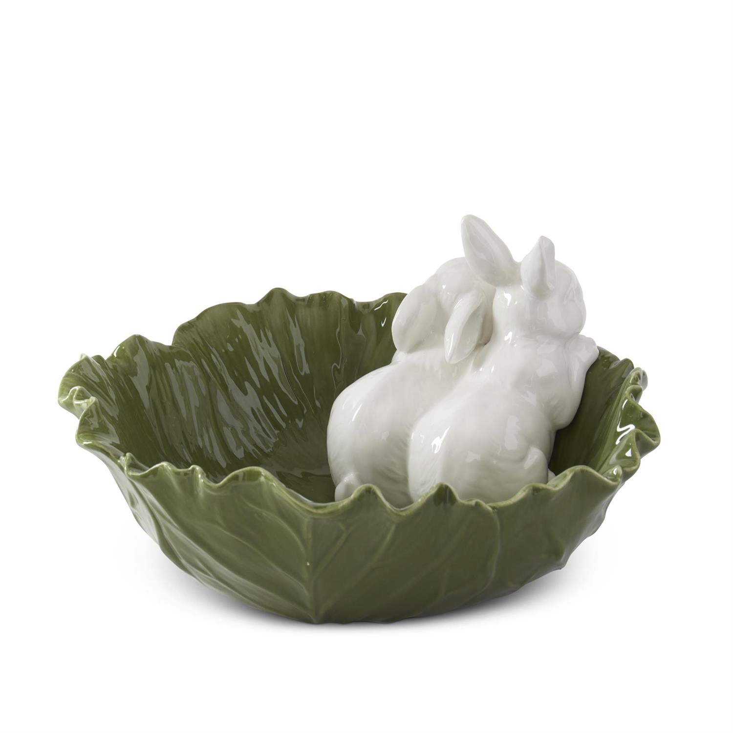 Cabbage Bowls with Rabbits