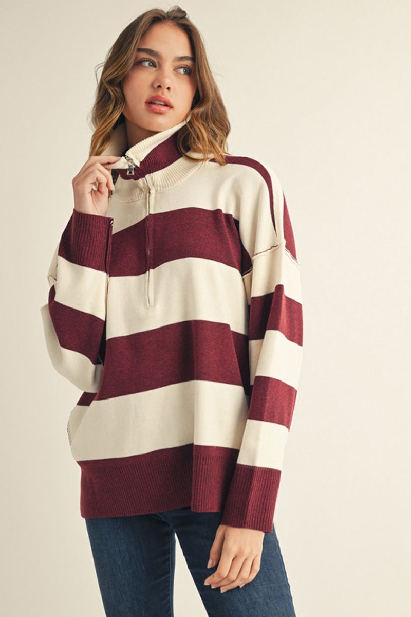 Weekend Stripe Sweater
