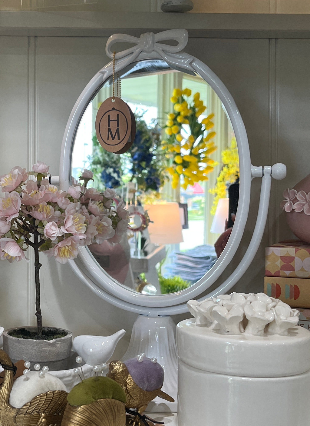 Metal Bow Mirror