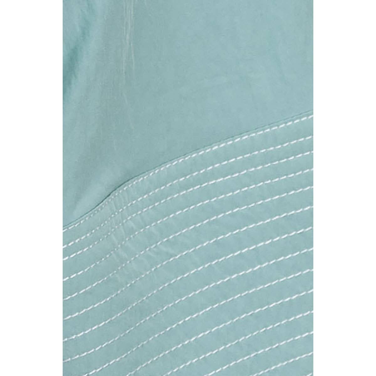 Contrast Stitch Detail Popover Blouse