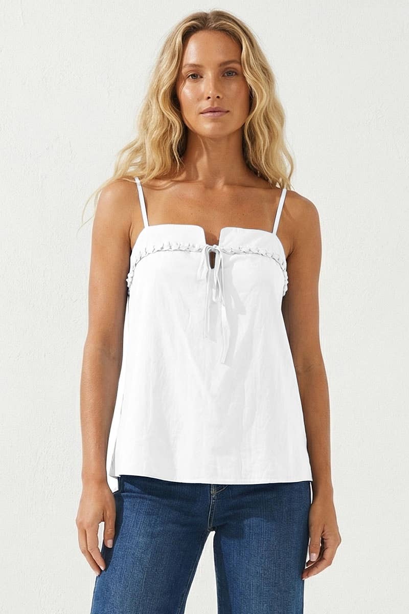 Knitting Detail Tank Top