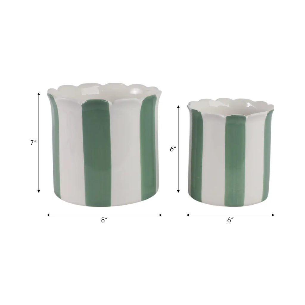 Scalloped Planters