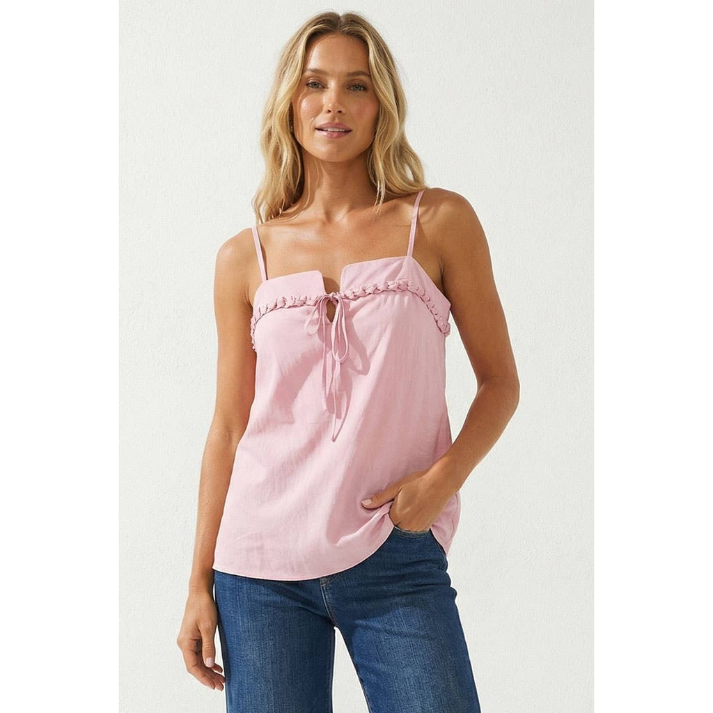 Knitting Detail Tank Top