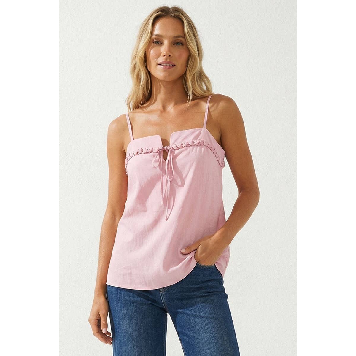 Knitting Detail Tank Top