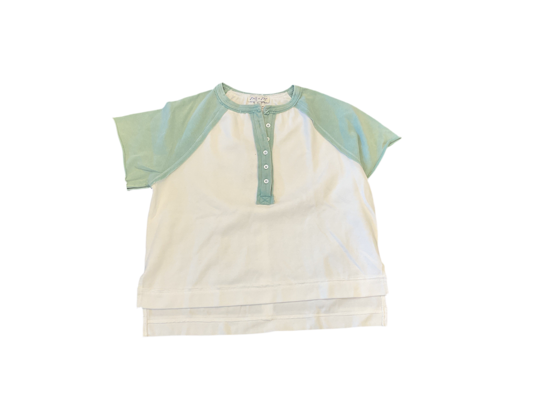 Raglan Color Block Top