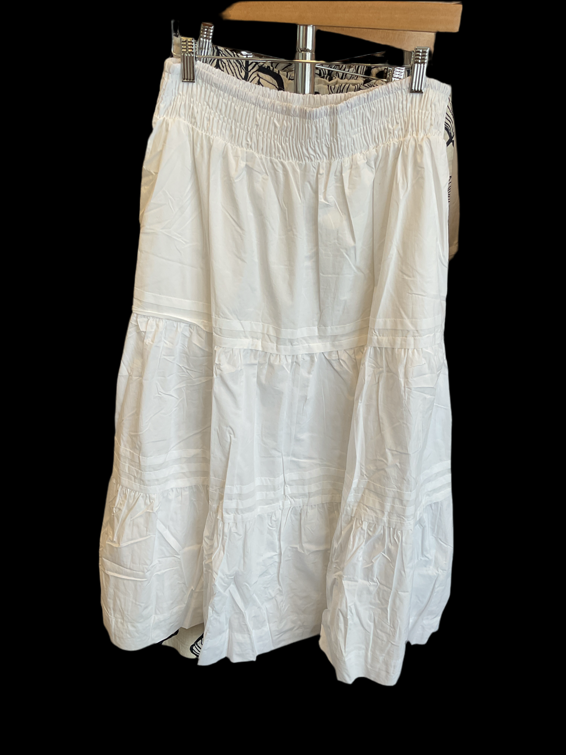 Poplin Midi Skirt