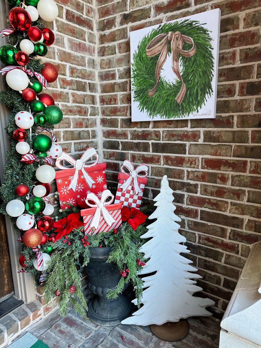 Cedar Wreath Canvas Print