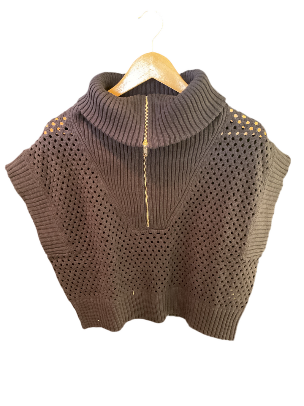 Collared 1/2 Zip Sweater Top