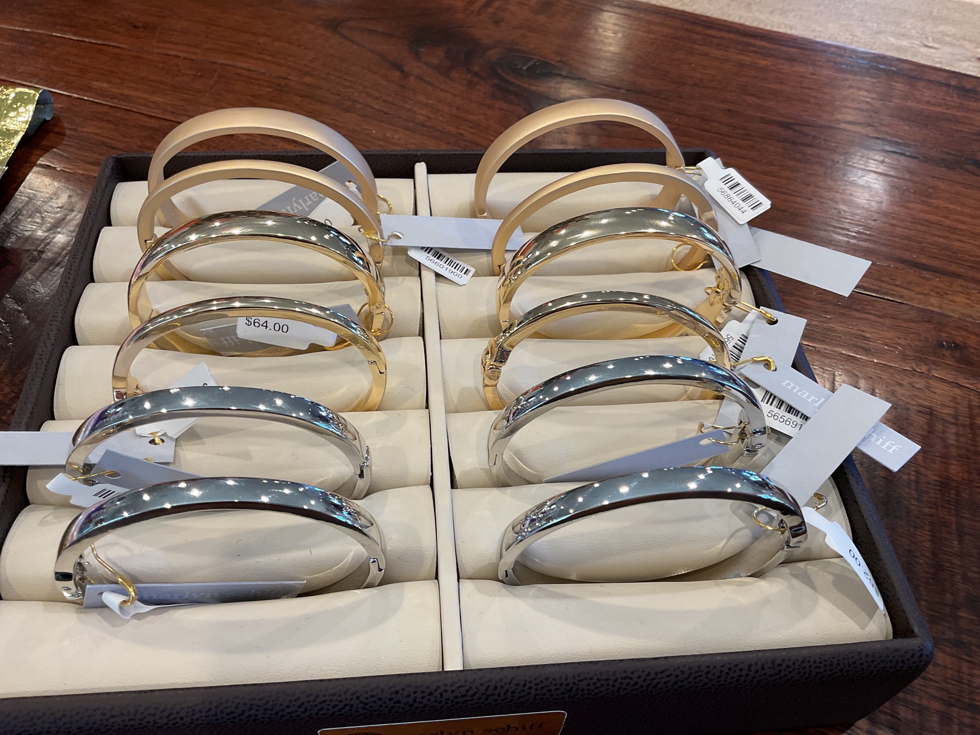 Wide Flat Hinge Bangle