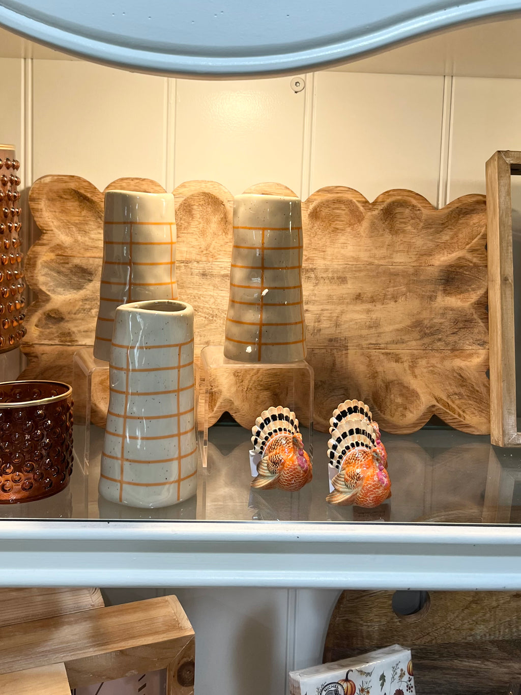 Lace Wood Trays