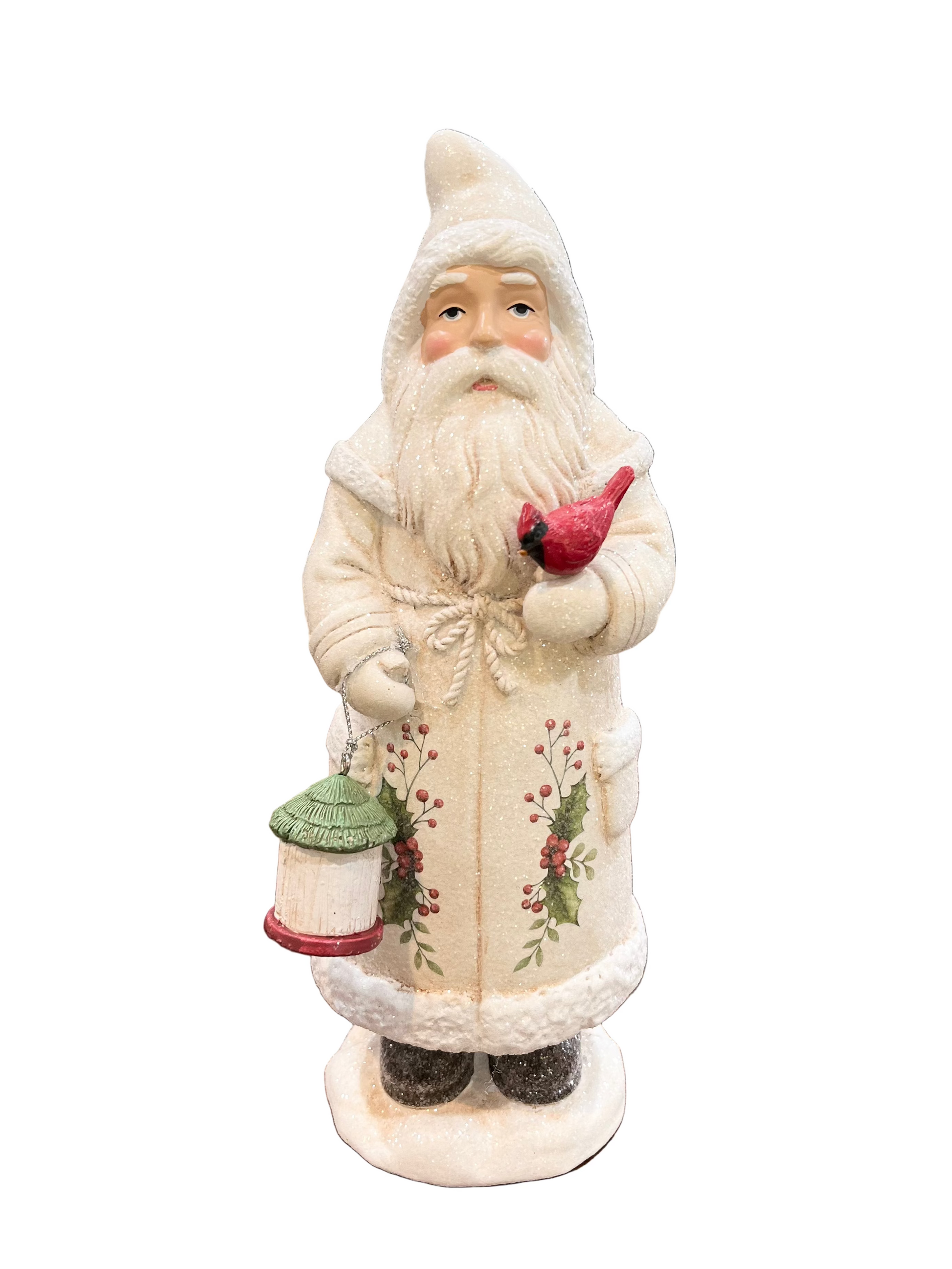 Vintage Santa w/ Holly