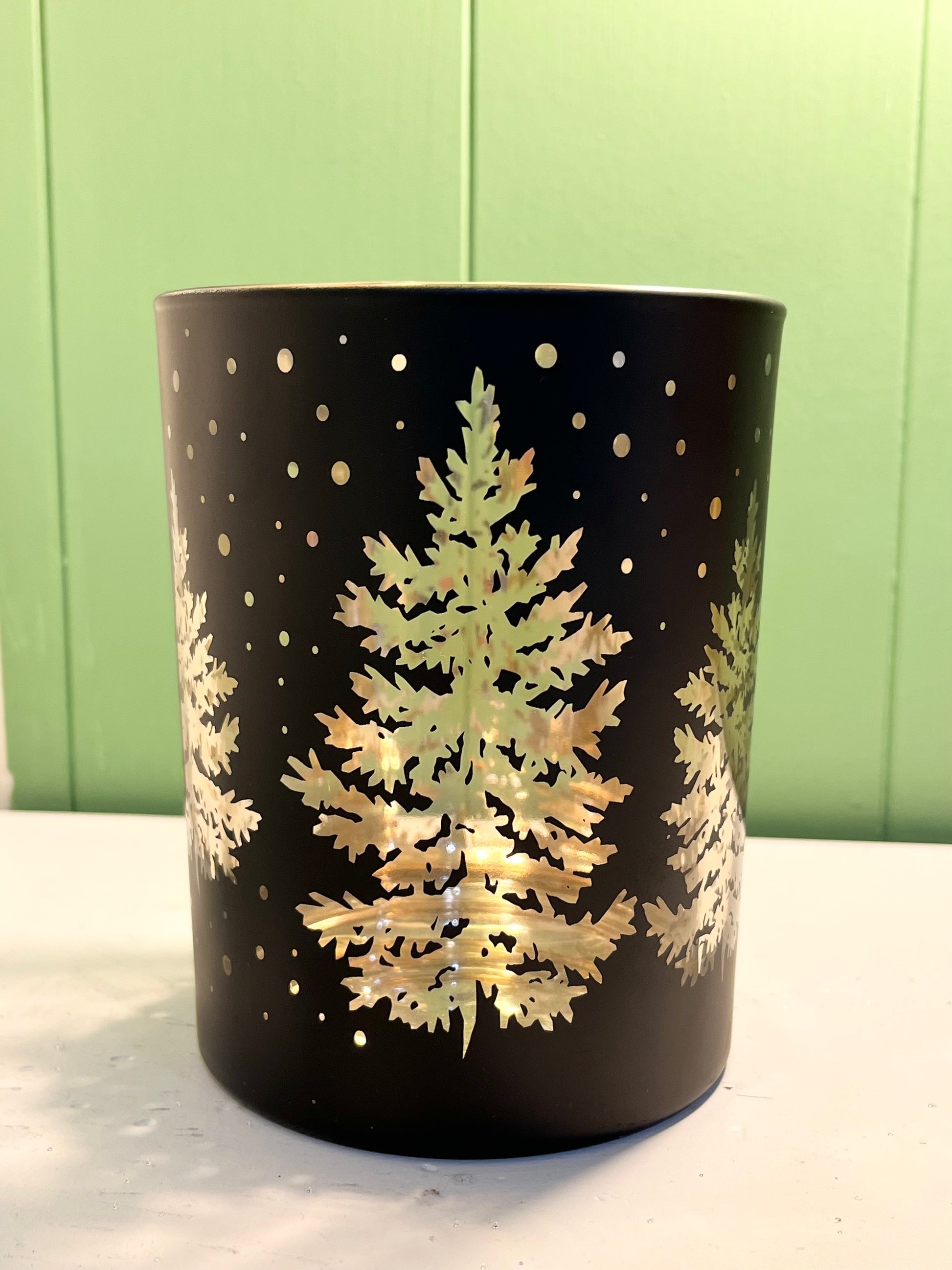 Winter Scene Votive