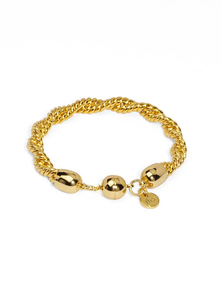 Braided Twisted Links Bracelet