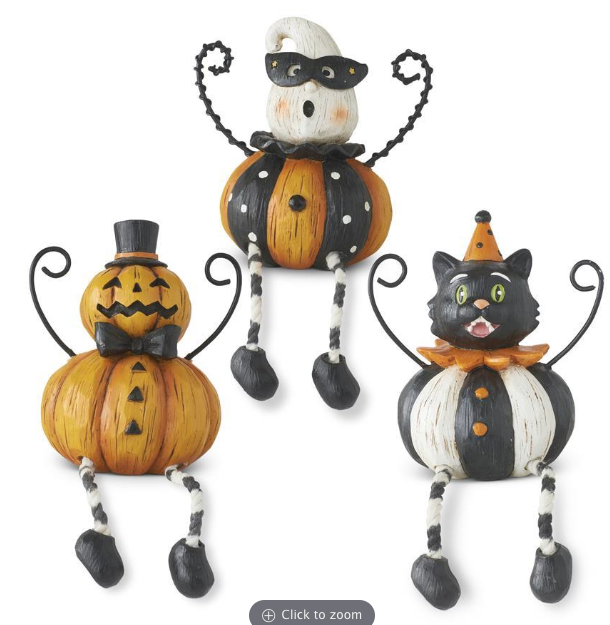 Resin Halloween Shelf Sitters