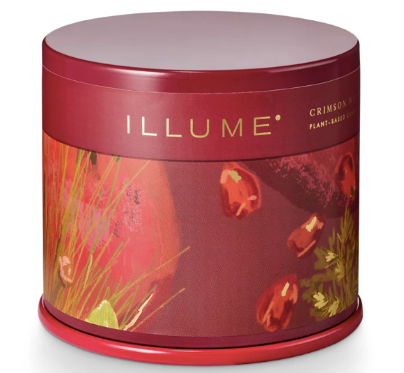 Crimson Woods Vanity Tin Candle