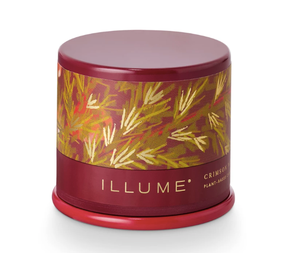 Crimson Woods Demi Vanity Tin Candle