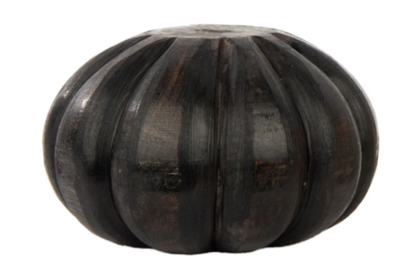 Pumpkin Finial Stand Black