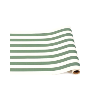 Dark Green Stripe Runner