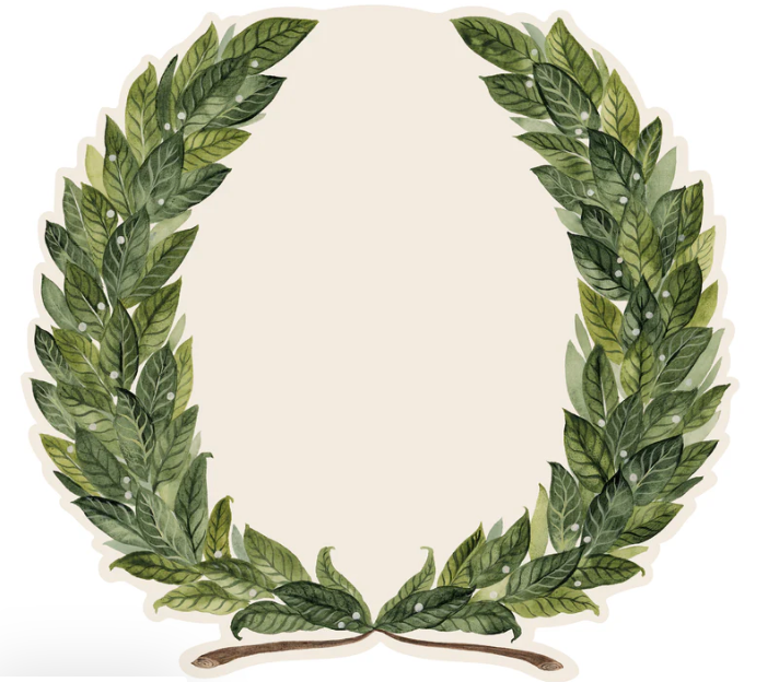 Die-cut Laurel Wreath Placemat