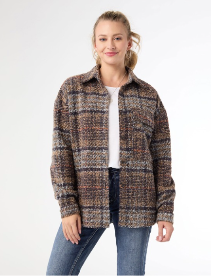 Cersei Button Front Shacket