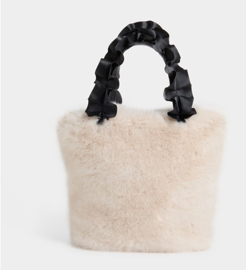 Larsa Faux Fur Wristlet