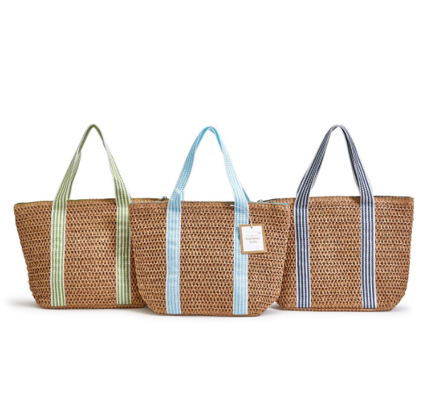 Woven Thermal Lunch Tote
