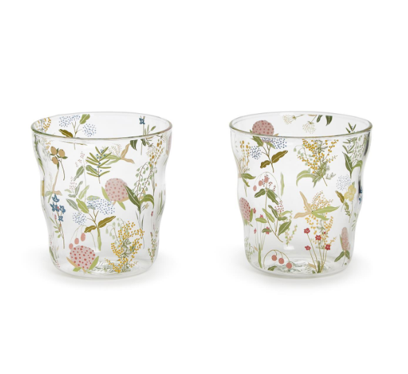 Garden Delight Old Fashion Glass