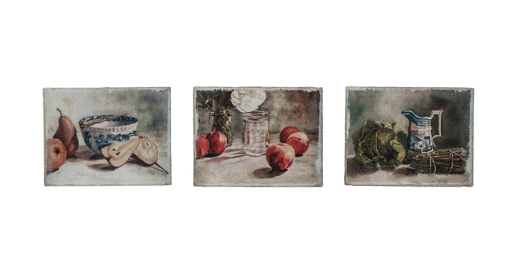Canvas Wall Dcor w/ Still Life