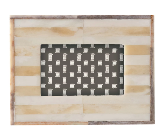 Homemade Two-Tone Photo Frame