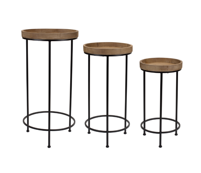 Accent Table Iron/Wood