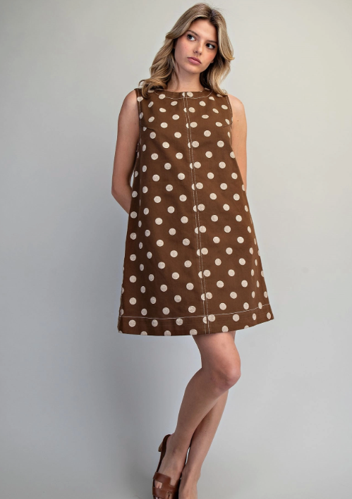 Polka Dot Mini Dress