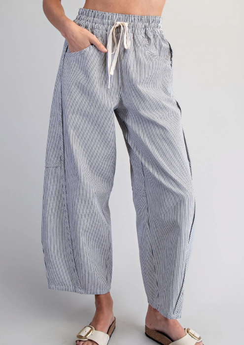 Striped Relaxed Fit Pants