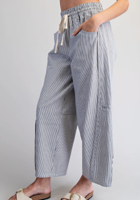 Striped Relaxed Fit Pants