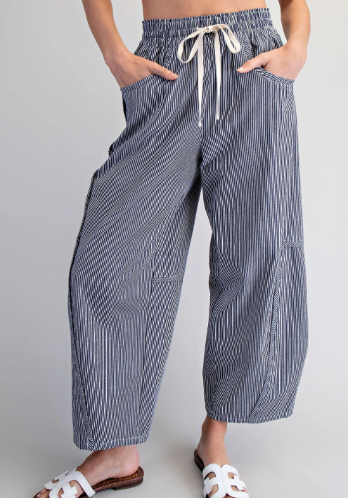 Striped Relaxed Fit Pants
