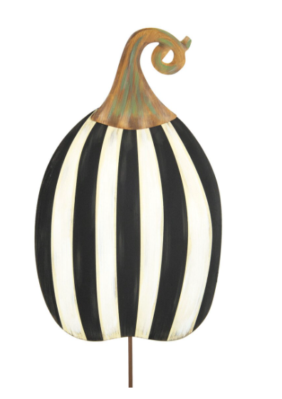 Black and White Pumpkin - Tall