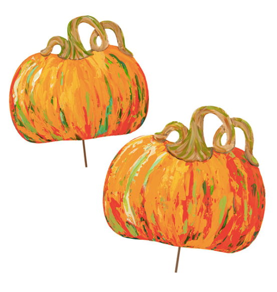 Orange Artful Pumpkins