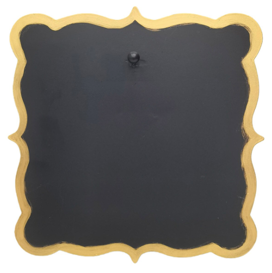 Black & Gold Scallop Display Board