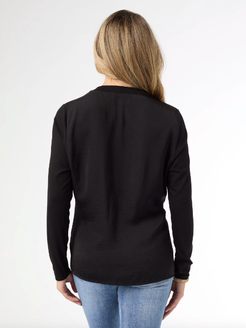 Dylane Long Sleeve Baby Mock Neck Top