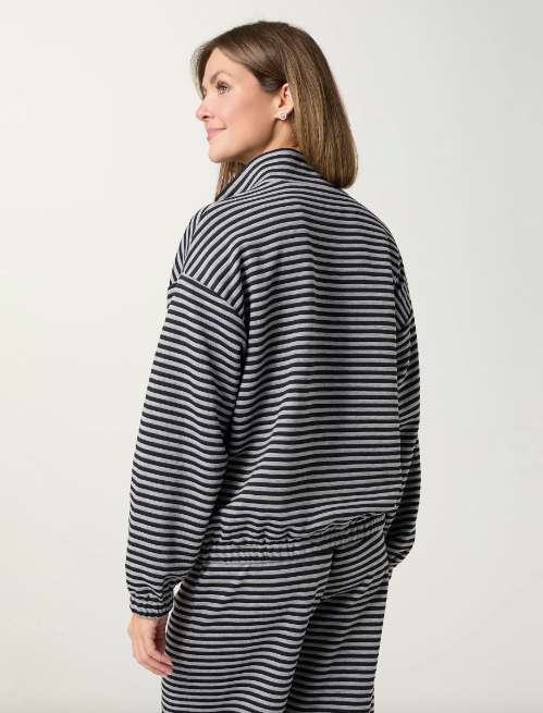 Cozymaxx Quilt Quarter Zip Long Sleeve