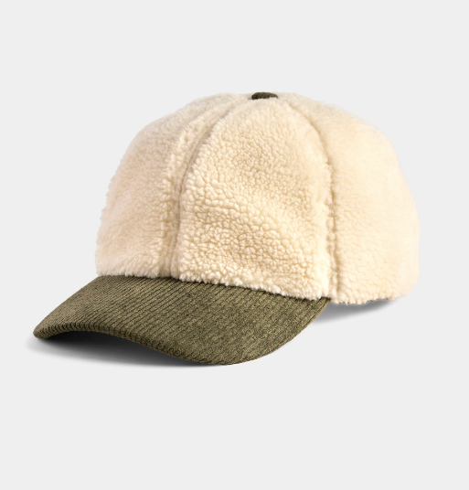 Sherpa Corduroy Baseball Hat