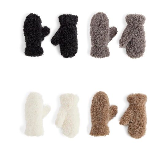 Scruffy Sherpa Mitten Assortment