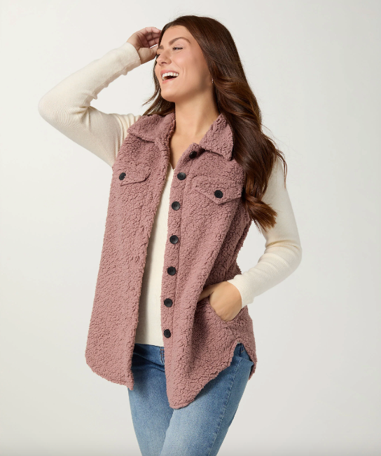 Ronnie Long Vest with Pockets
