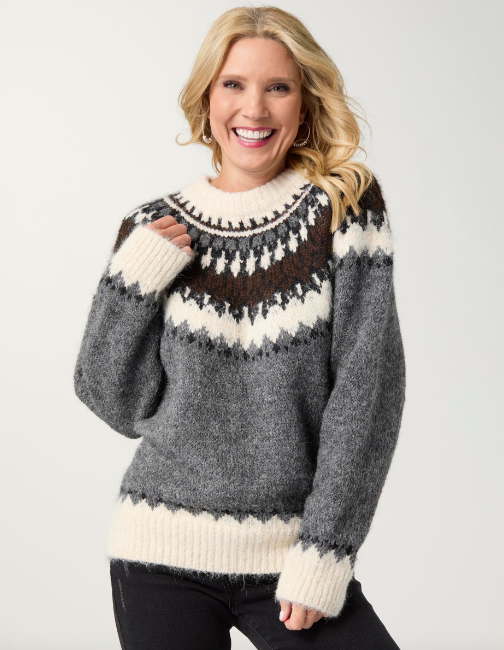 Perissa Heavy Mock Neck Sweater