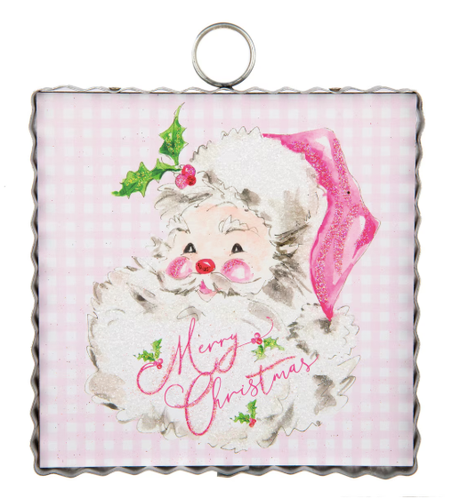 Mini Beck's Pink Santa