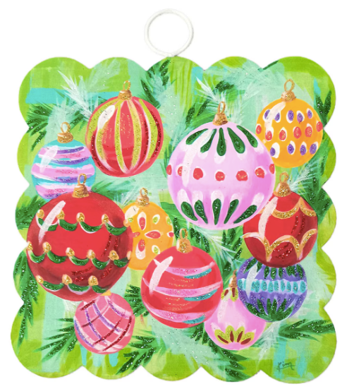 Mini Kross Scallop Holliday Baubles