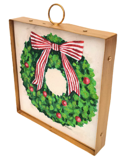 Mini Gallery Green Wreath Red Balls